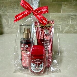 BBW Winter Candy Apple Travel Gift Set - New in Gift Bag